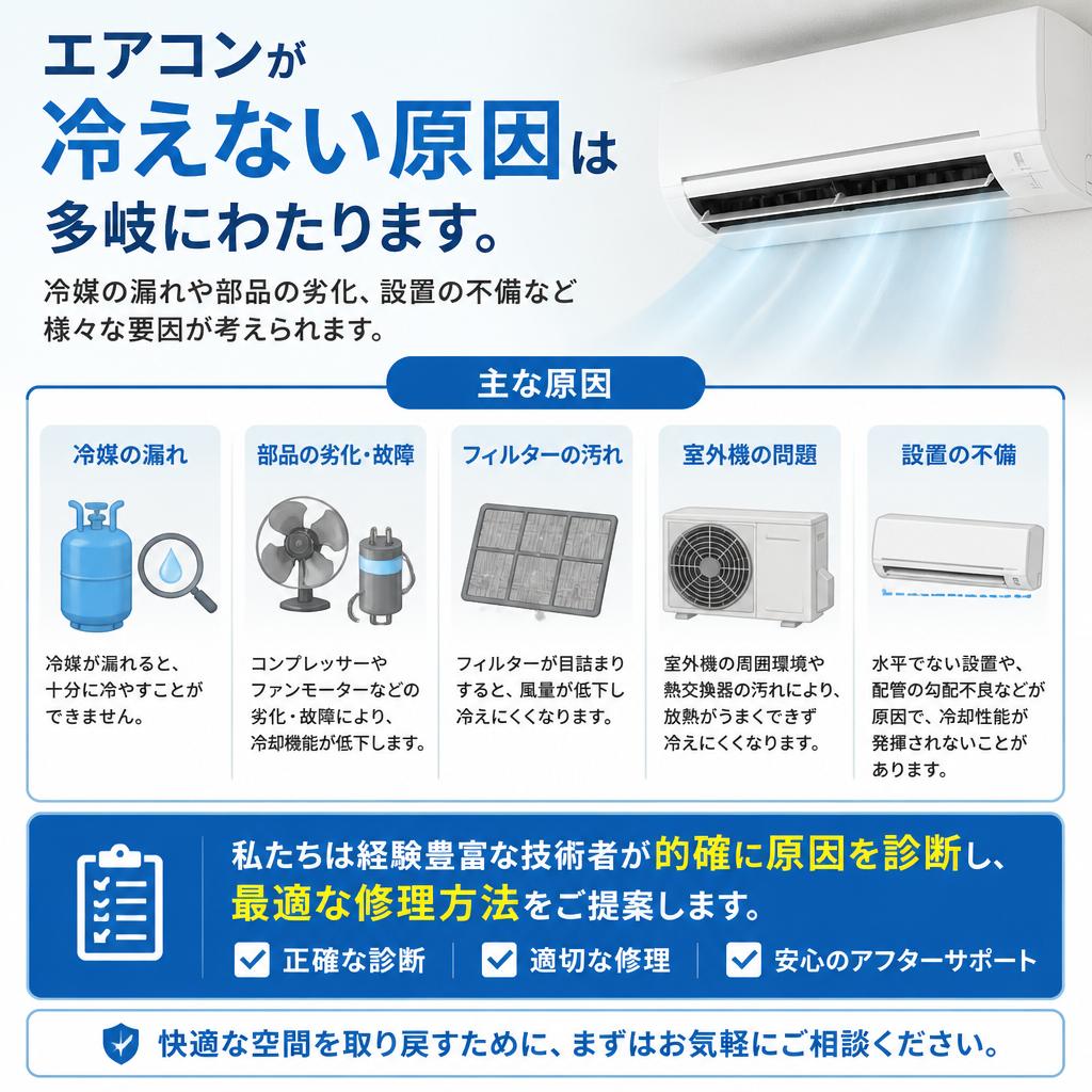 冷えない原因を徹底解明