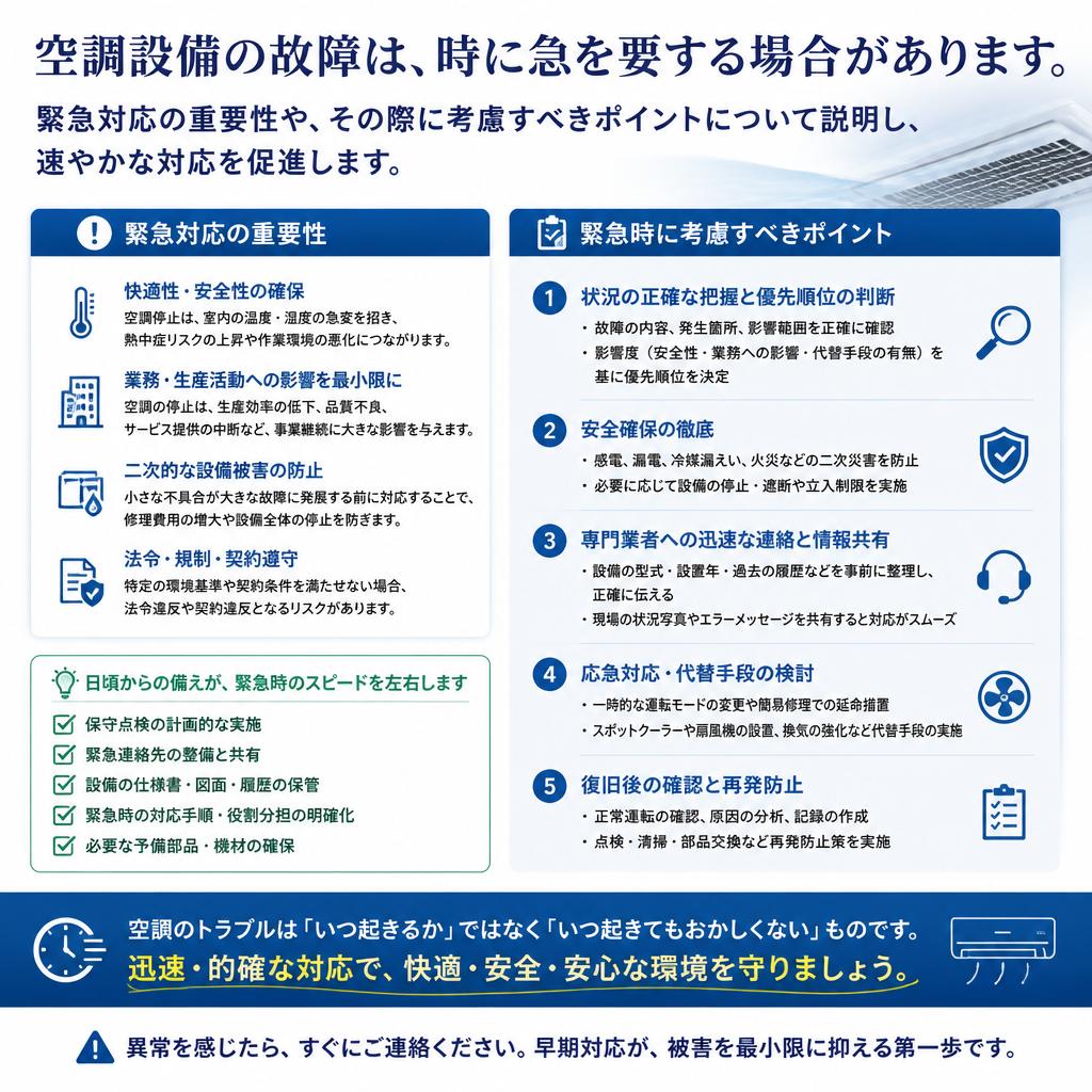 緊急対応が求められる理由