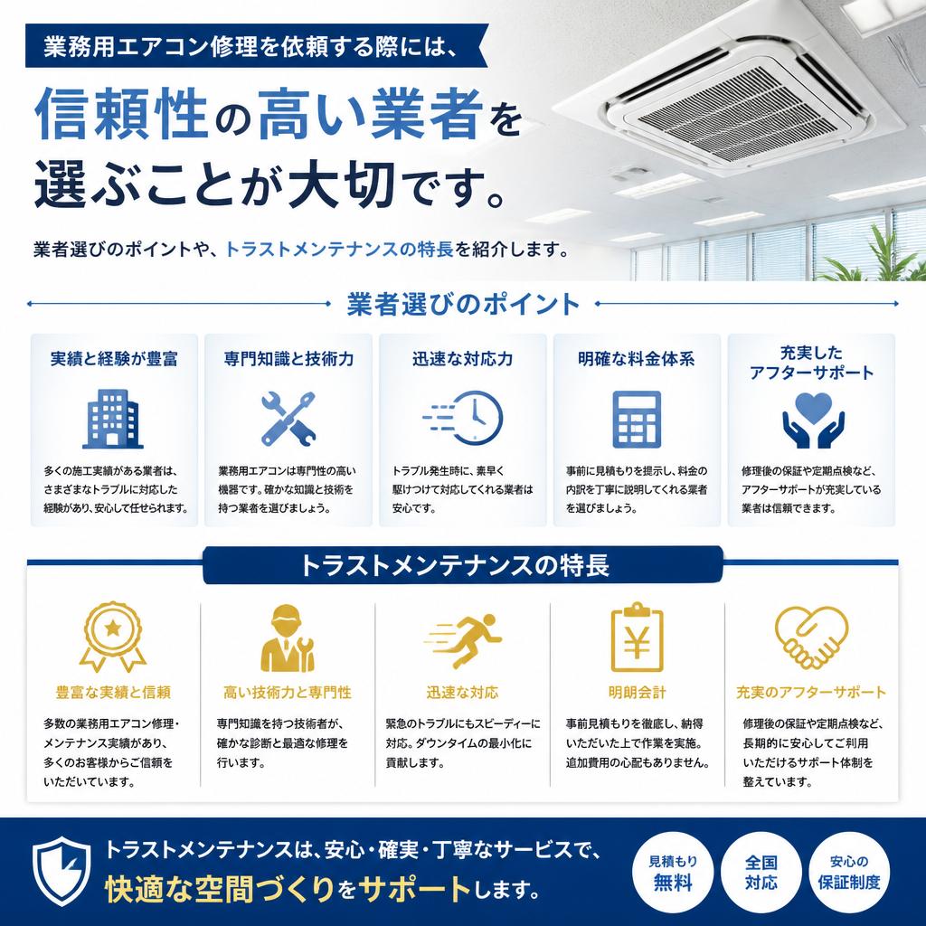 信頼できる業者の選び方