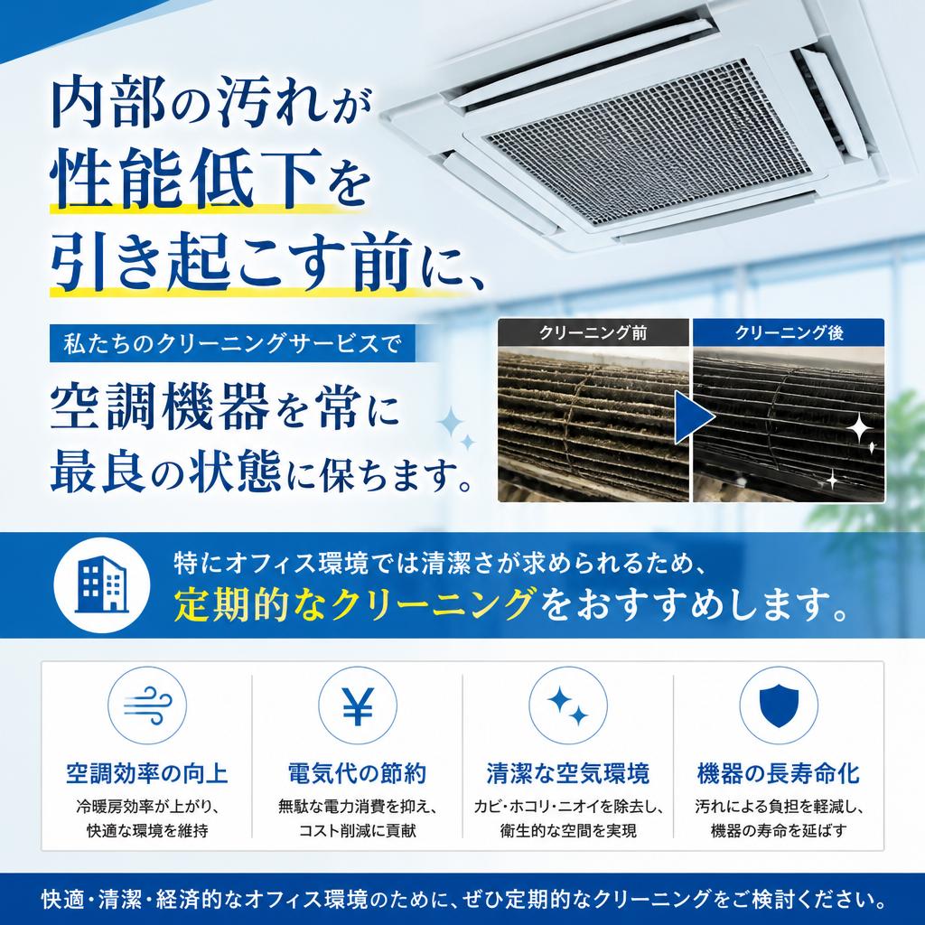徹底した空調クリーニング