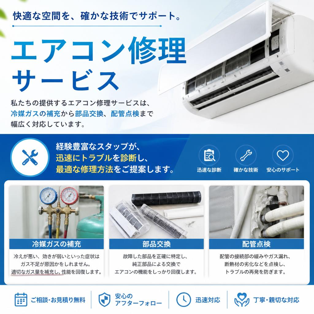 エアコン修理の専門サービス